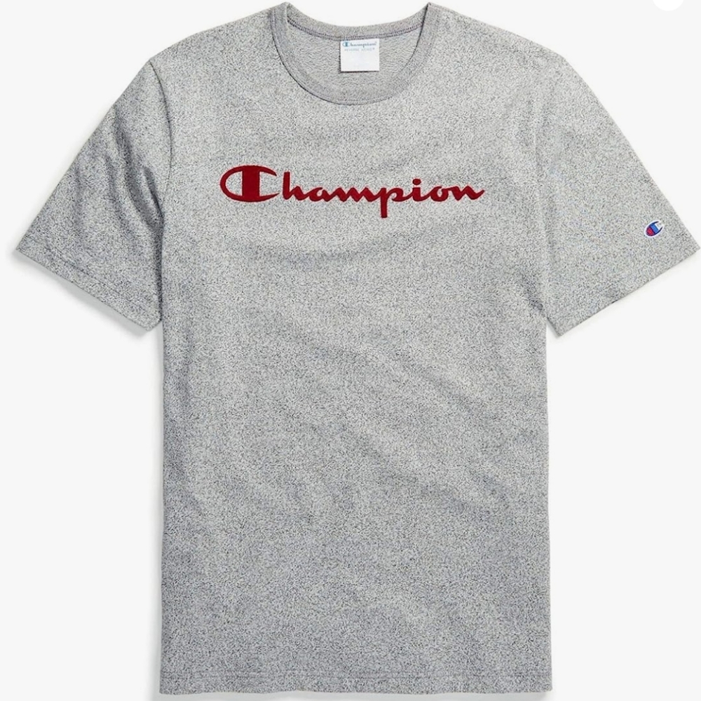 Champion Heritage Athletic Tee, Size Medium, Color Heather Grey